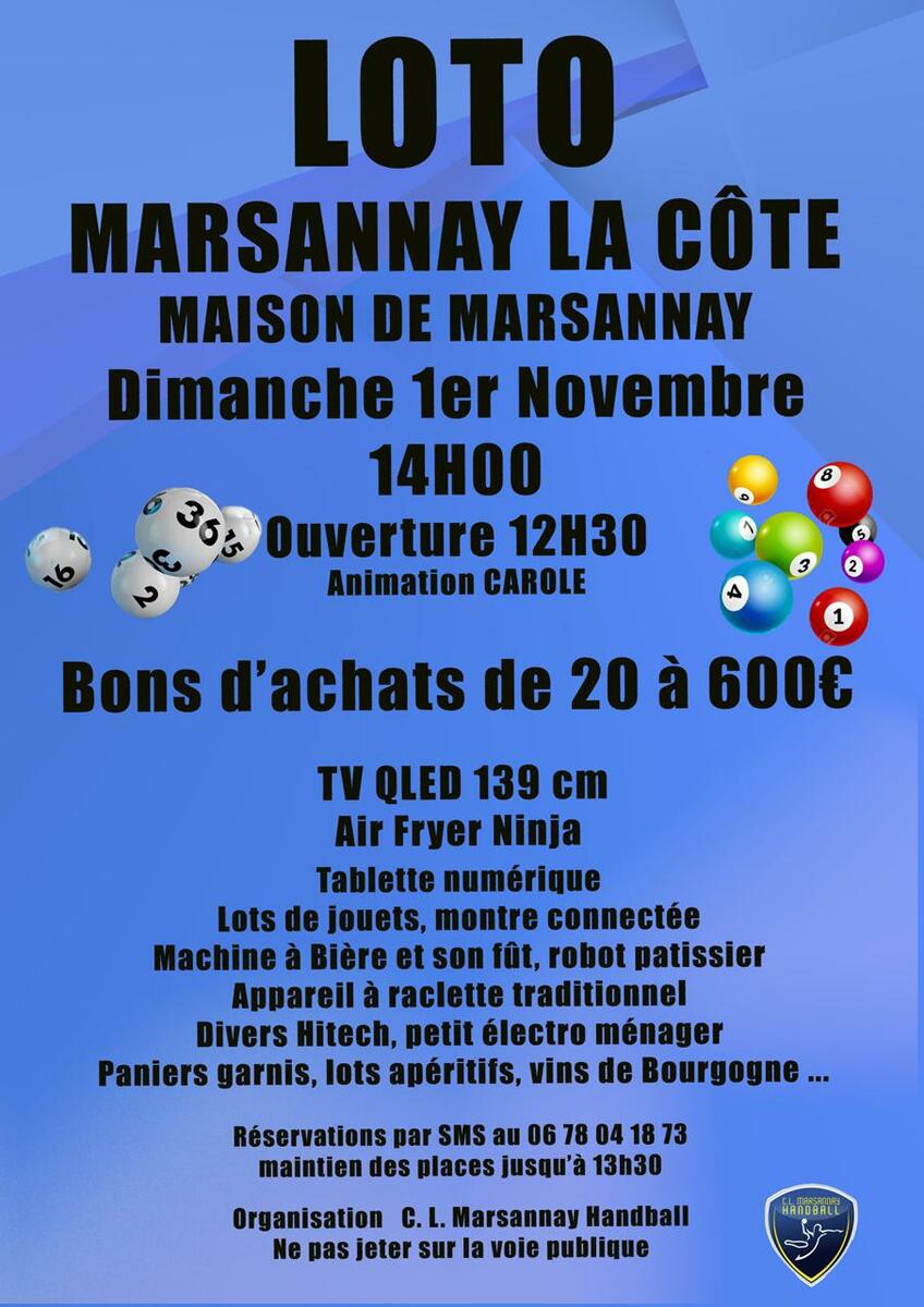 1er LOTO DE LA SAISON !