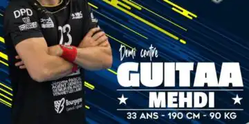 Medhi Guitaa, nouveau joueur du CLM Handball