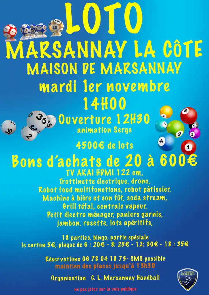 Flyer loto 01 11 2022