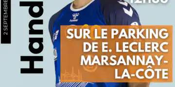 Initiation Handball chez notre partenaire l&rsquo;Hypermarché Leclerc Marsannay
